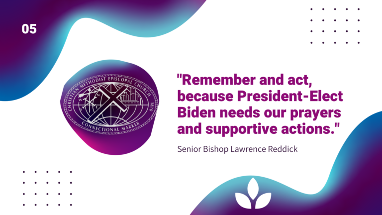 Remember and act, because President-Elect Biden needs our prayers and supportive actions.