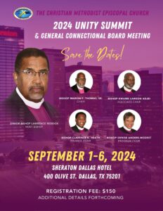 2024 UNITY SUMMIT & GENERAL CONNECTIONAL BOARD MEETING @ Site: Sheraton Dallas Hotel