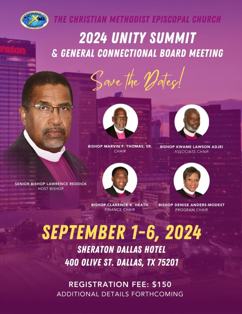 The CME Church 2024 Unity Summit, September 1-6