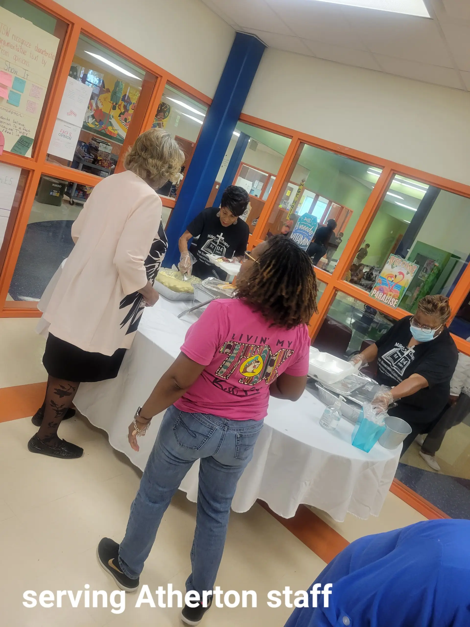 OCOS Serving Atherton Staff