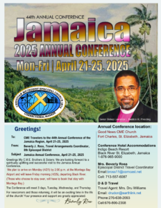 JAMAICA ANNUAL CONFERENCE @ Good News CME Church