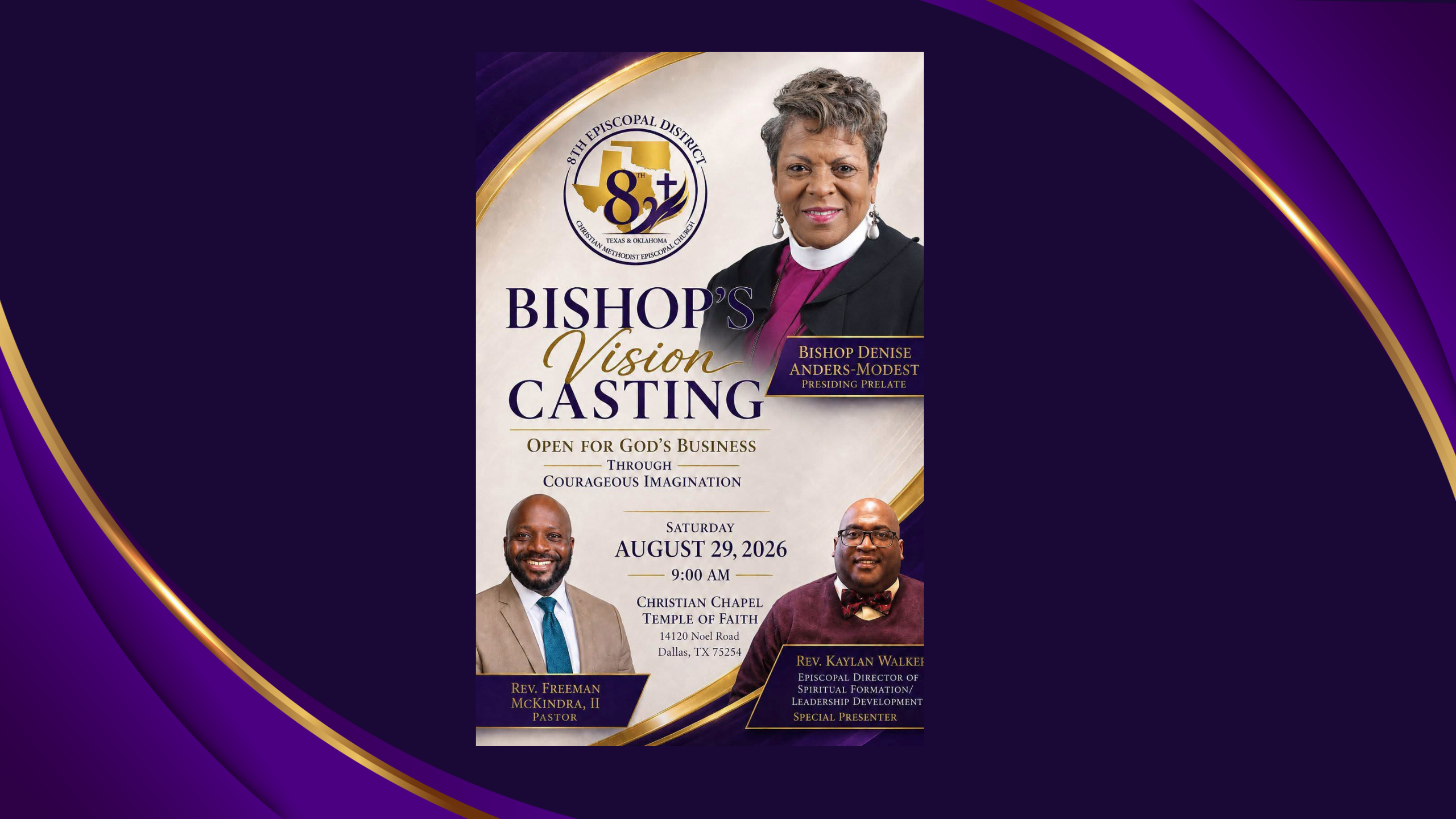 Bishop Denise Anders-Modest’s Vision Casting Meeting